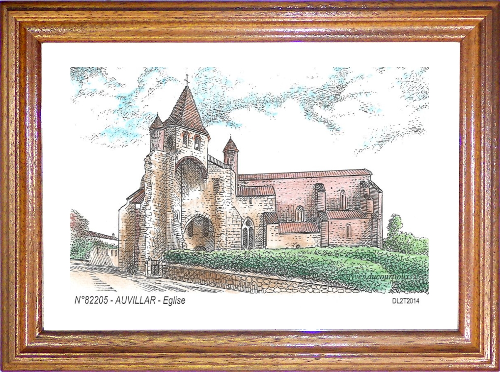 N 82205 - AUVILLAR - glise