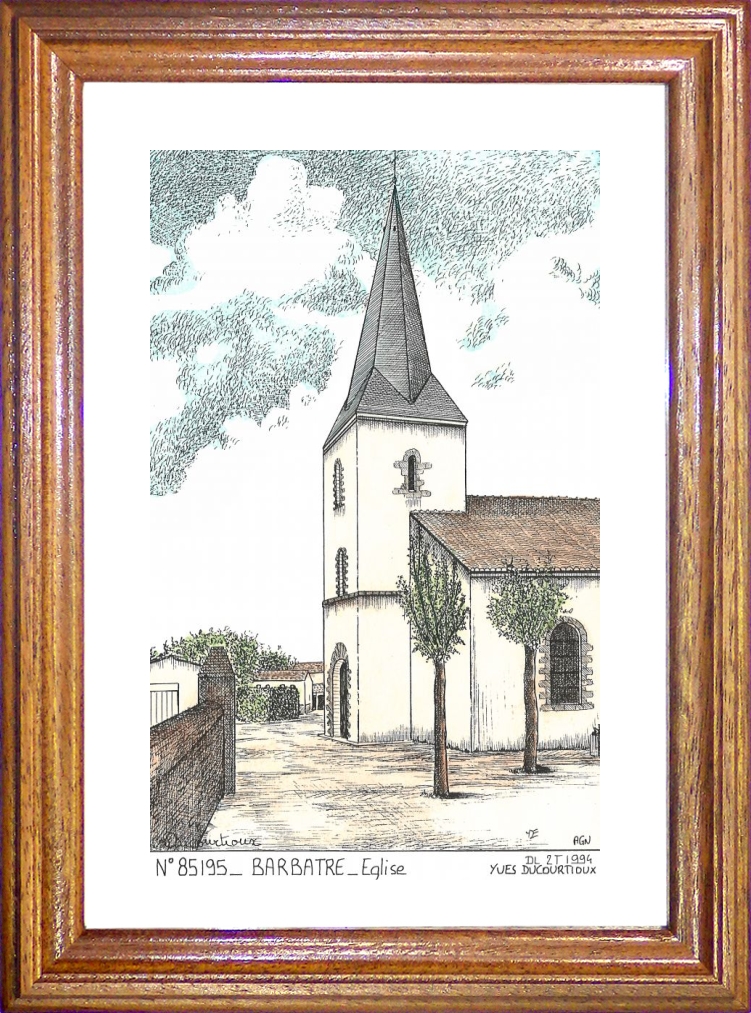 N 85195 - BARBATRE - église