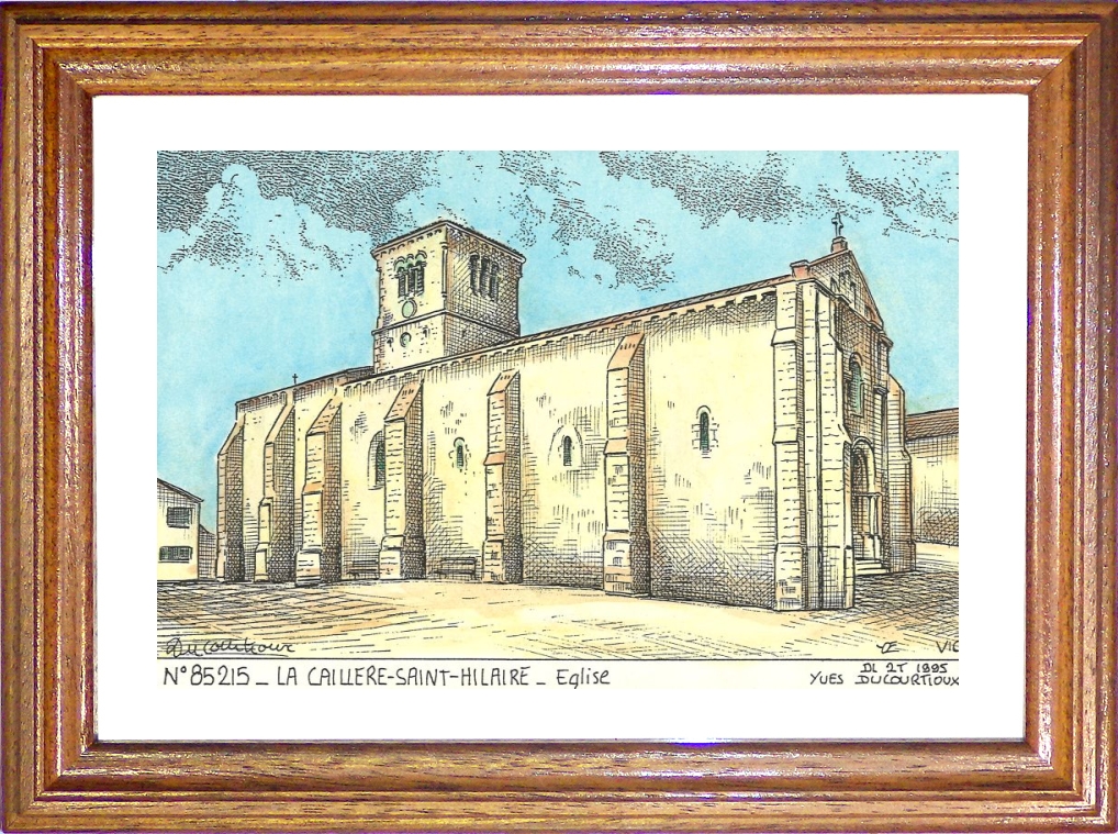N 85215 - LA CAILLERE ST HILAIRE - église