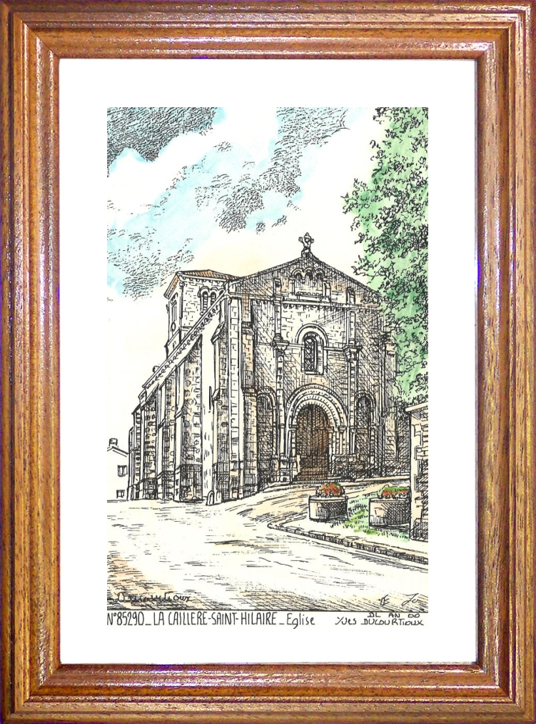N 85290 - LA CAILLERE ST HILAIRE - église