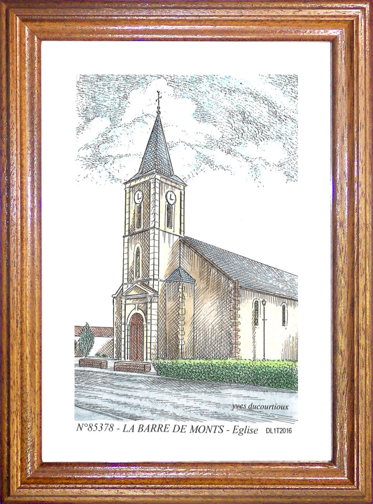 N 85378 - LA BARRE DE MONTS - église