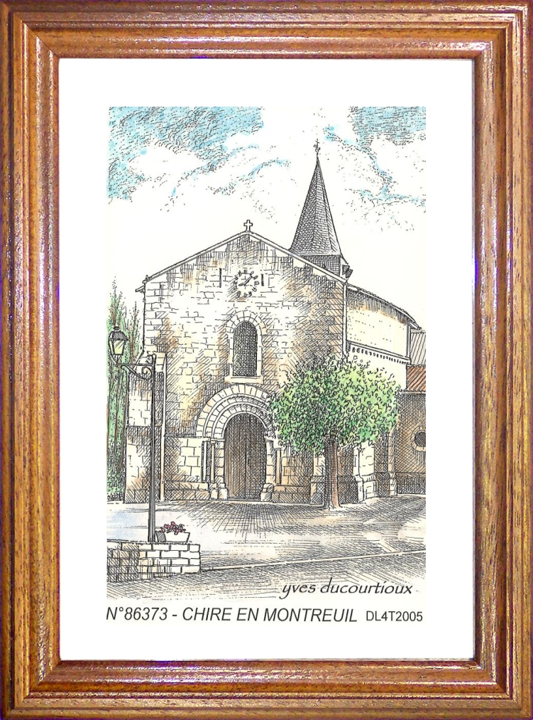 N 86373 - CHIRE EN MONTREUIL - église