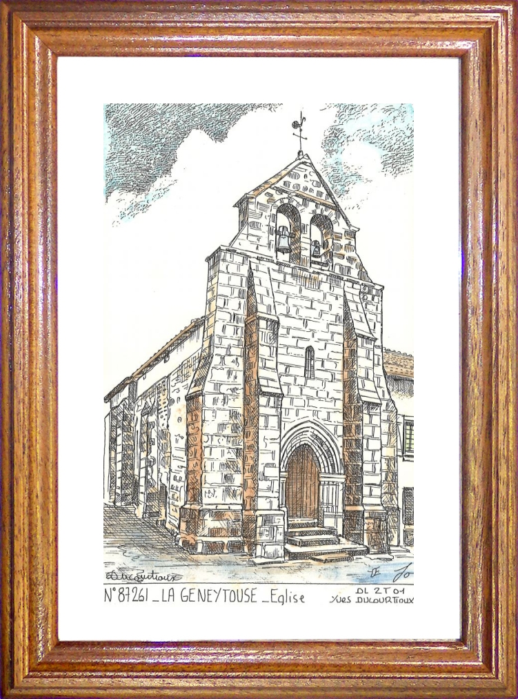 N 87261 - LA GENEYTOUSE - église