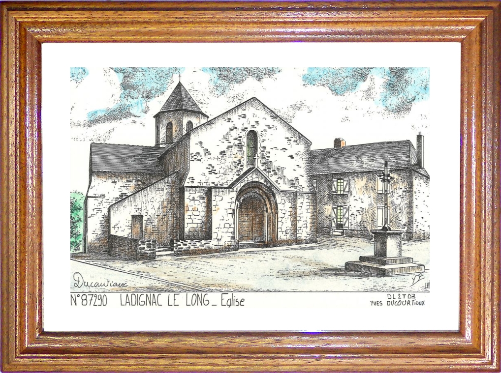 N 87290 - LADIGNAC LE LONG - église