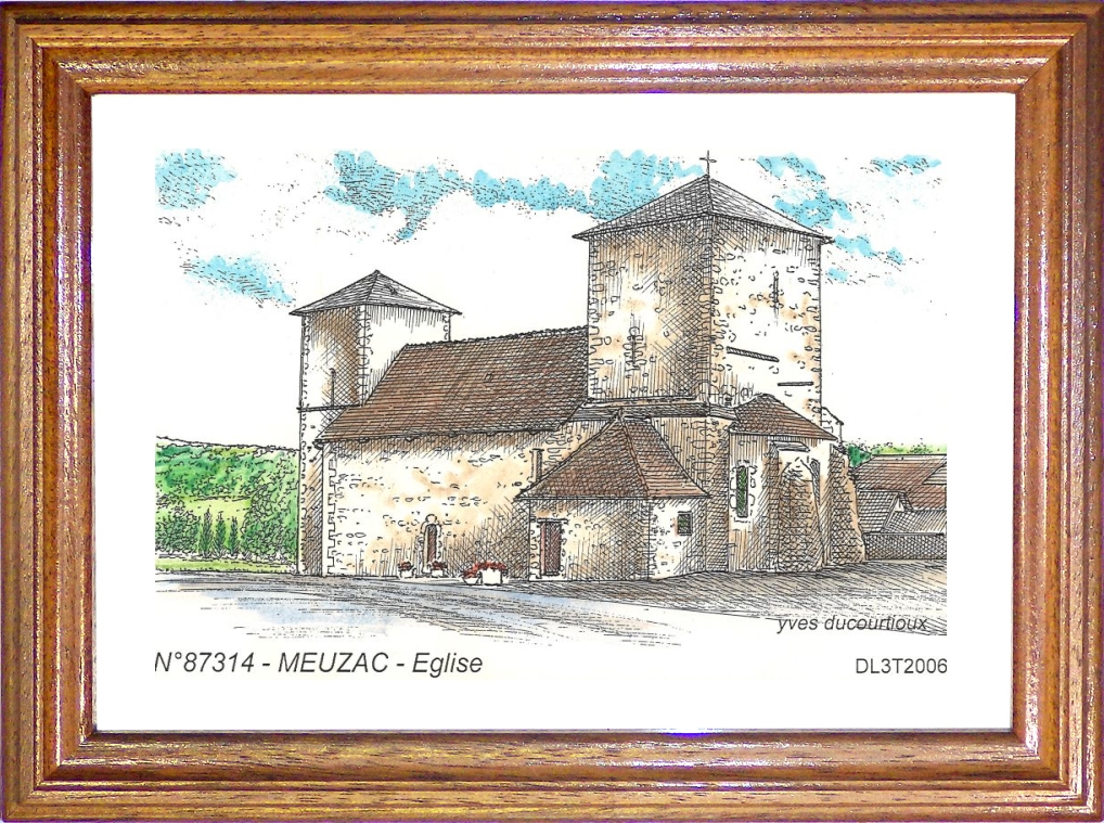 N 87314 - MEUZAC - église