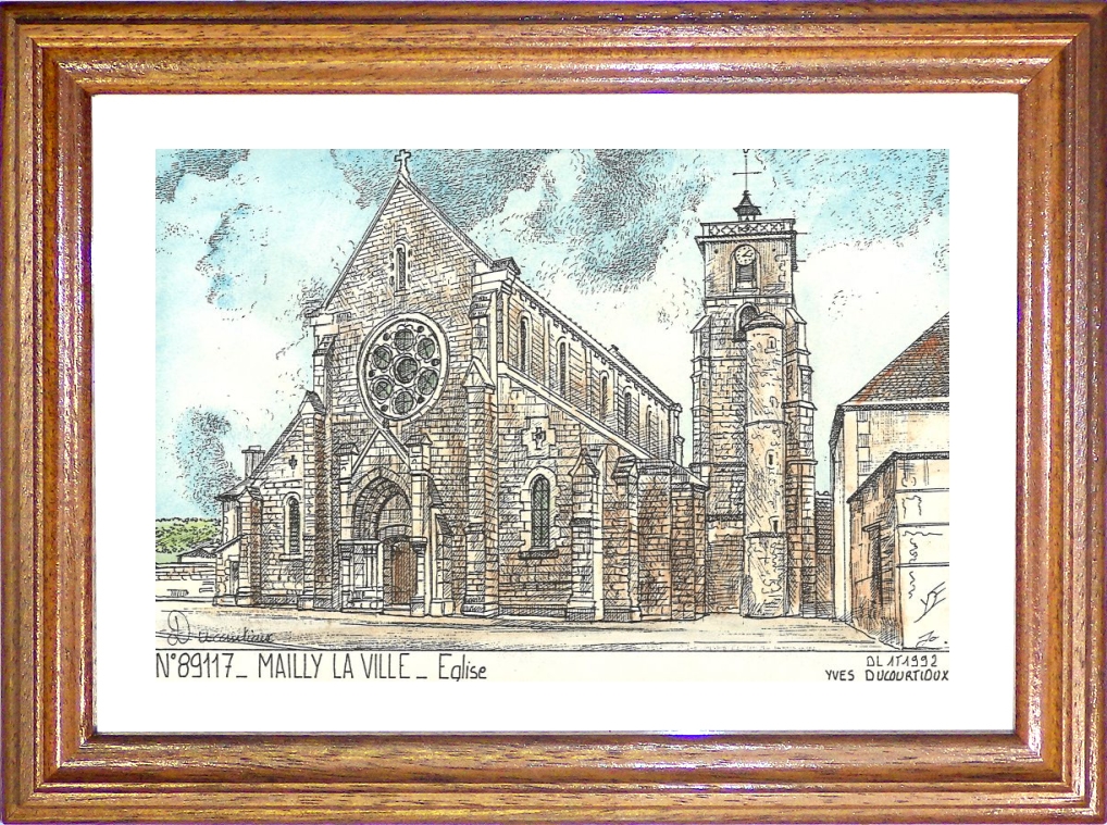 N 89117 - MAILLY LA VILLE - église