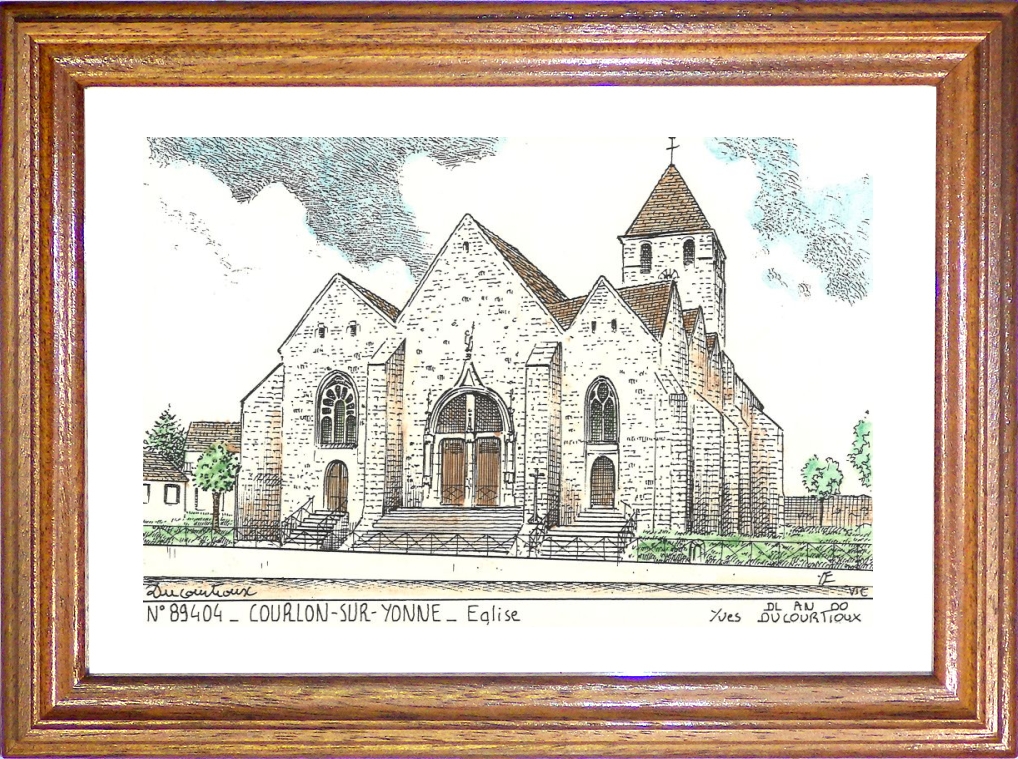 N 89404 - COURLON SUR YONNE - église