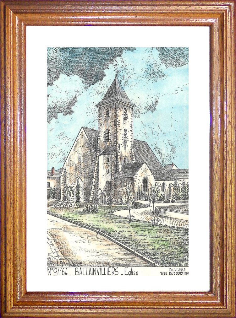 N 91164 - BALLAINVILLIERS - église