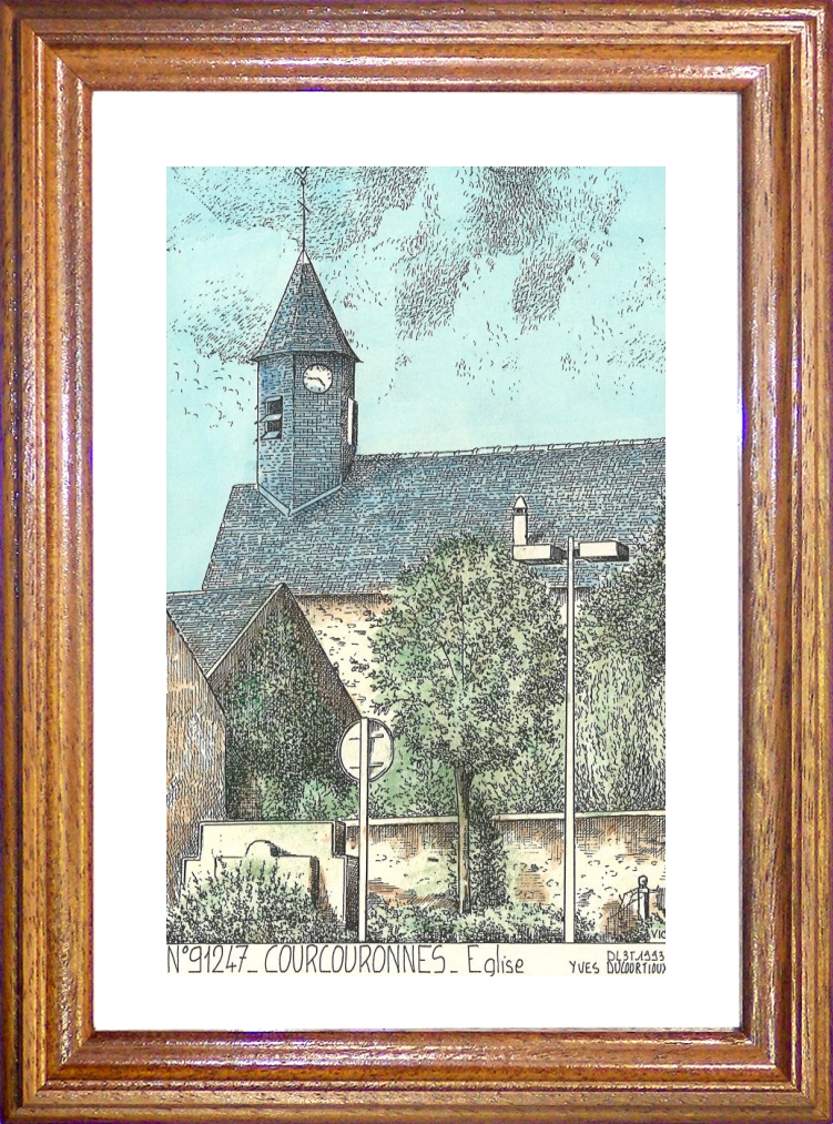 N 91247 - COURCOURONNES - église