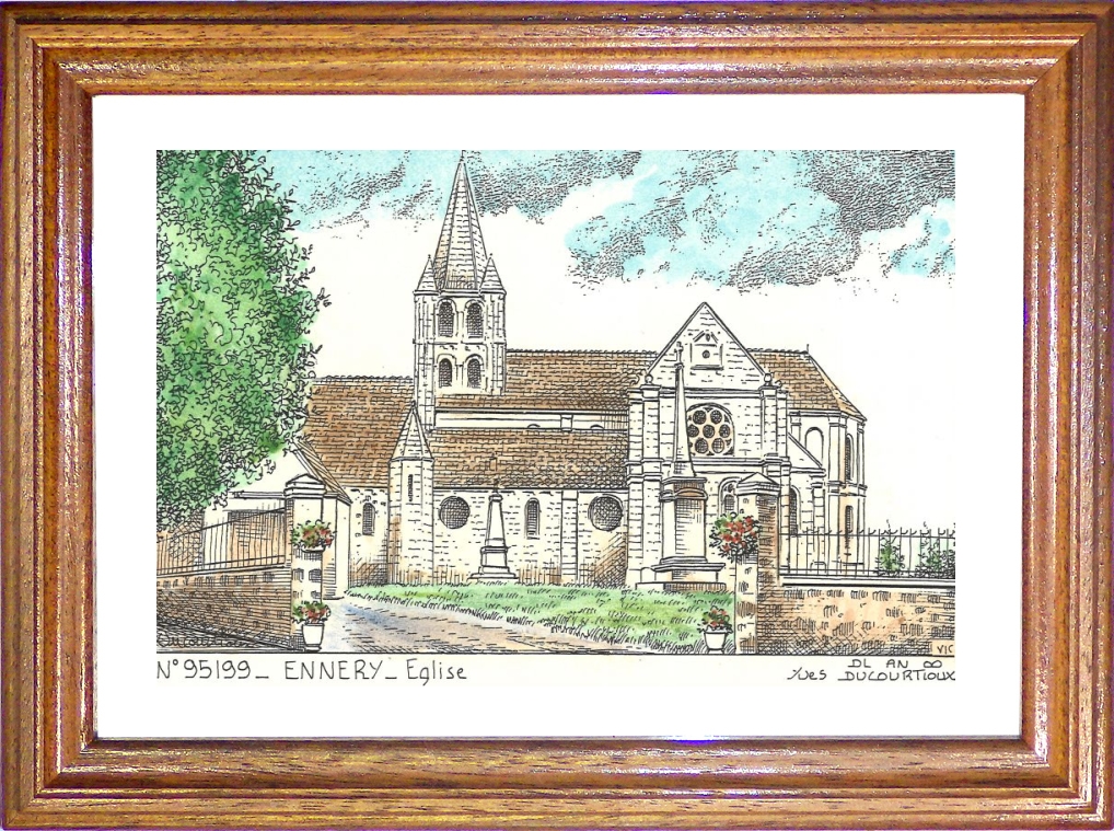 N 95199 - ENNERY - église