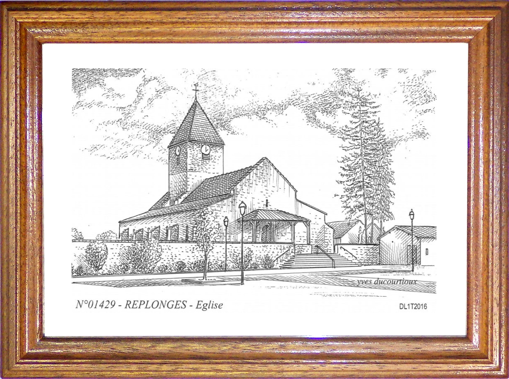 N 01429 - REPLONGES - église