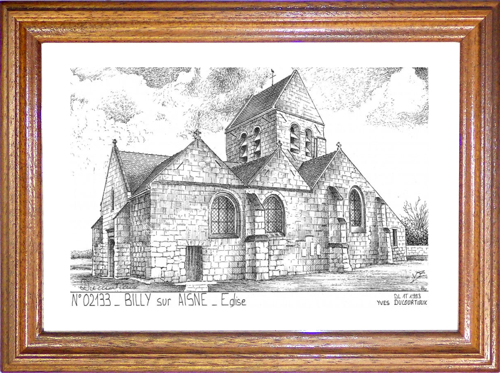 N 02133 - BILLY SUR AISNE - église