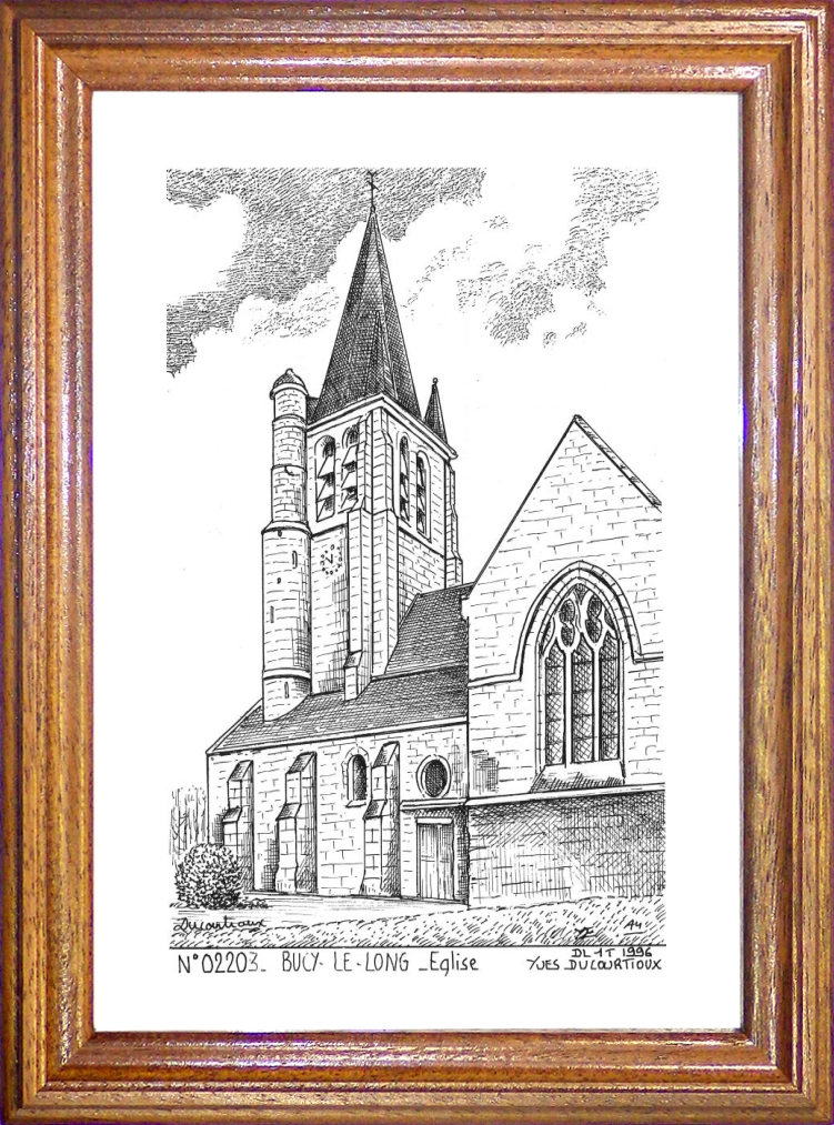 N 02203 - BUCY LE LONG - église