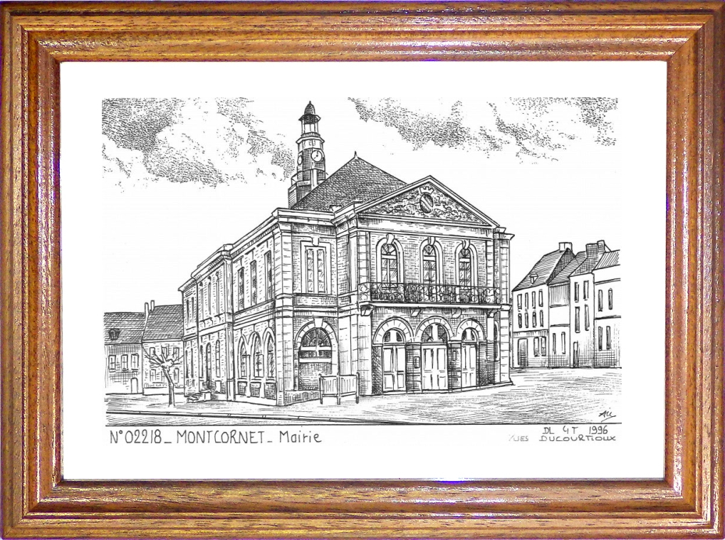 N 02218 - MONTCORNET - mairie