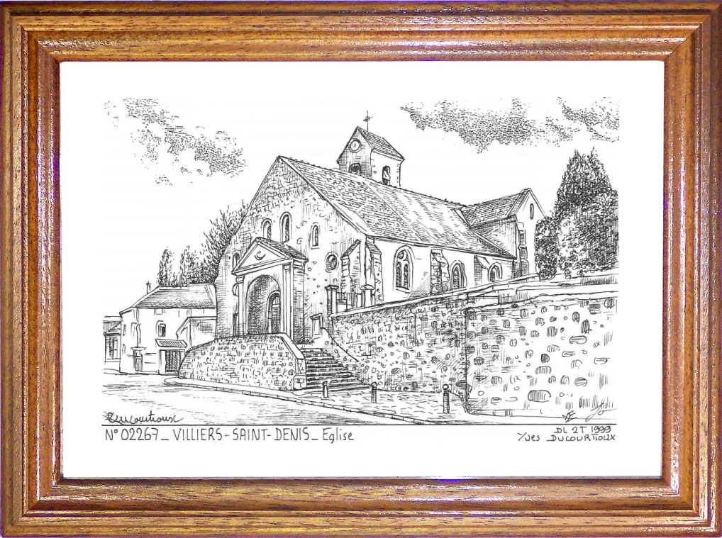 N 02267 - VILLIERS ST DENIS - église