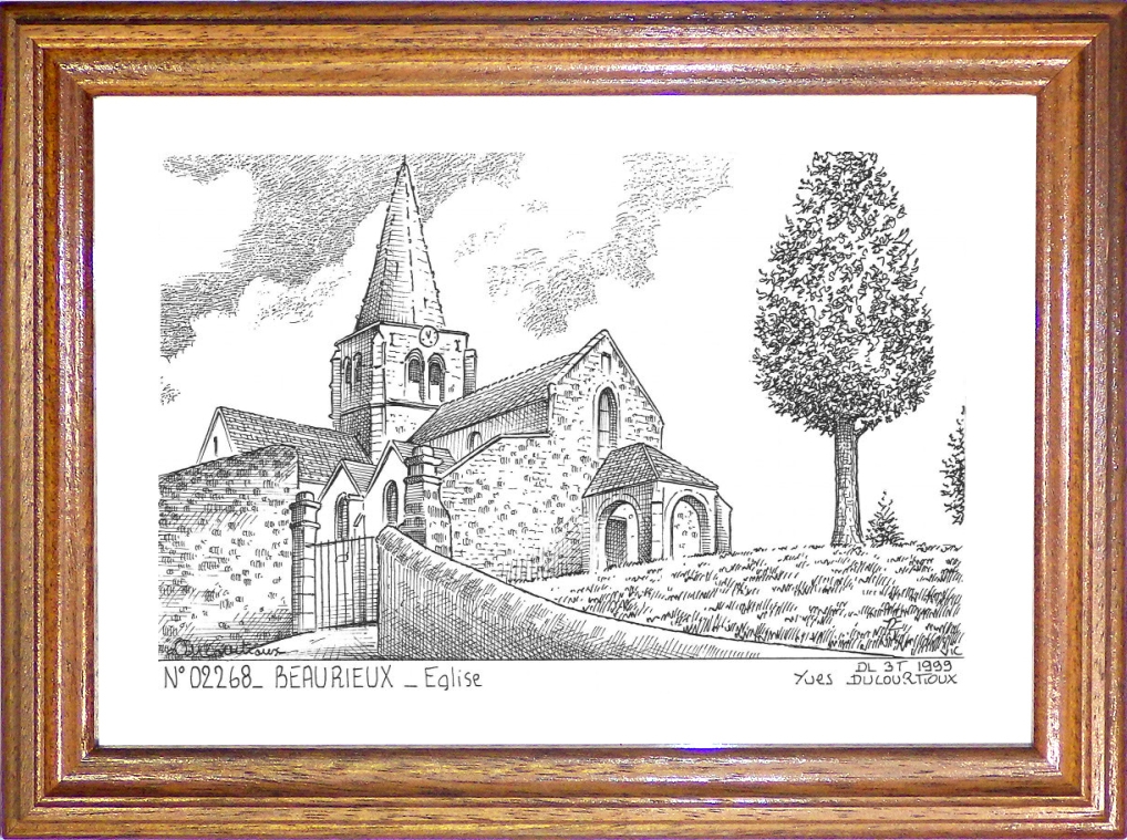 N 02268 - BEAURIEUX - église