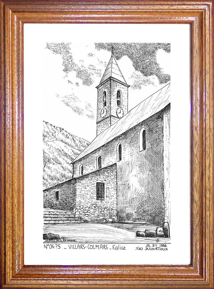N 04075 - VILLARS COLMARS - église