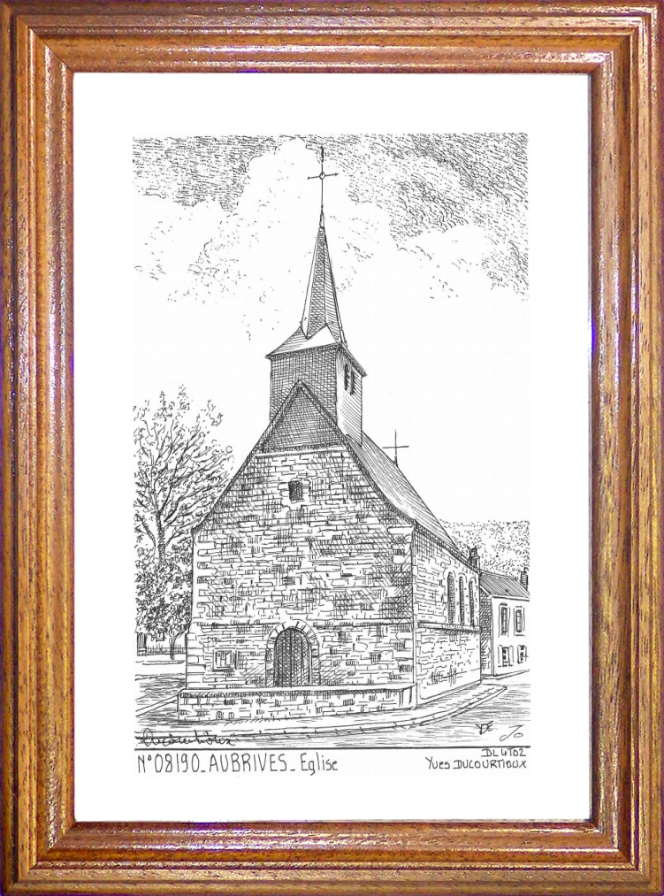 N 08190 - AUBRIVES - église