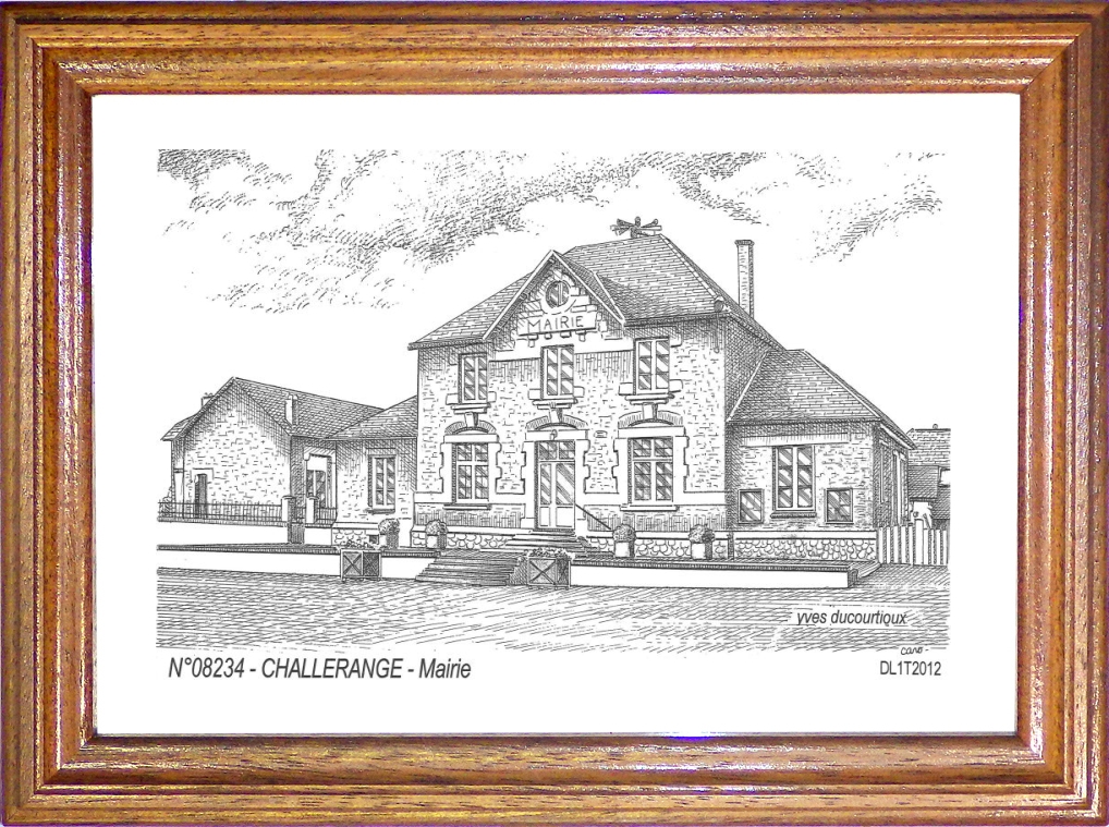 N 08234 - CHALLERANGE - mairie