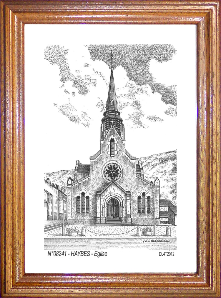 N 08241 - HAYBES - église