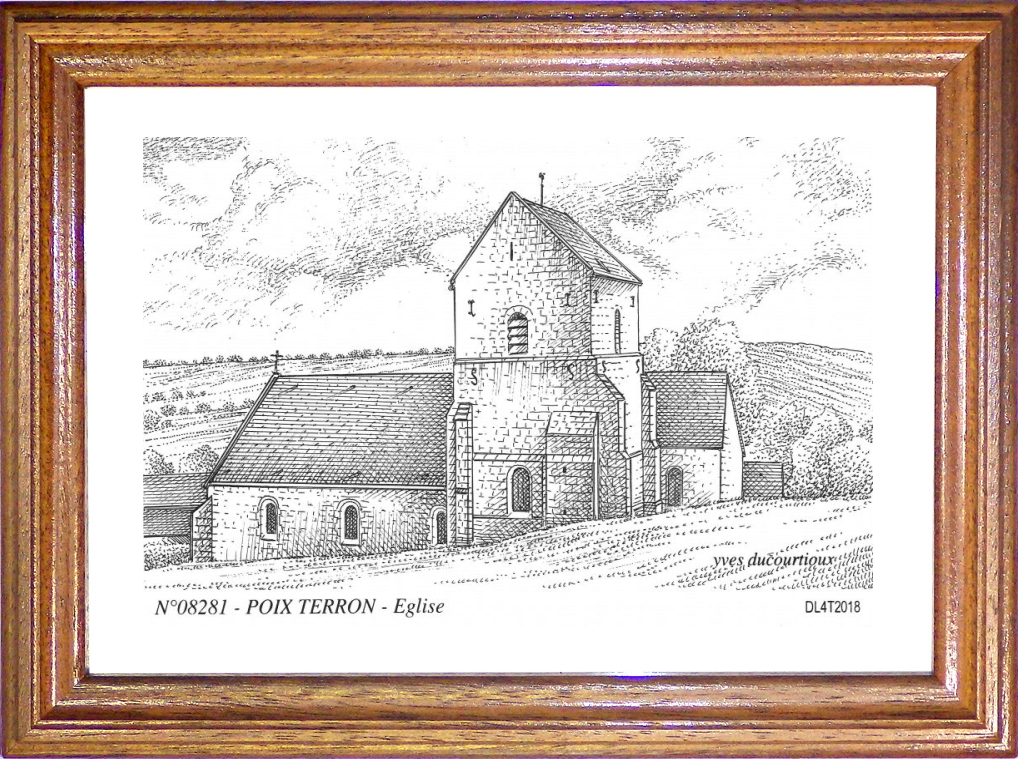 N 08281 - POIX TERRON - église