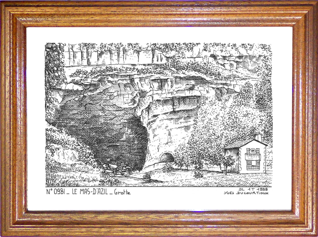 N 09081 - LE MAS D AZIL - grotte