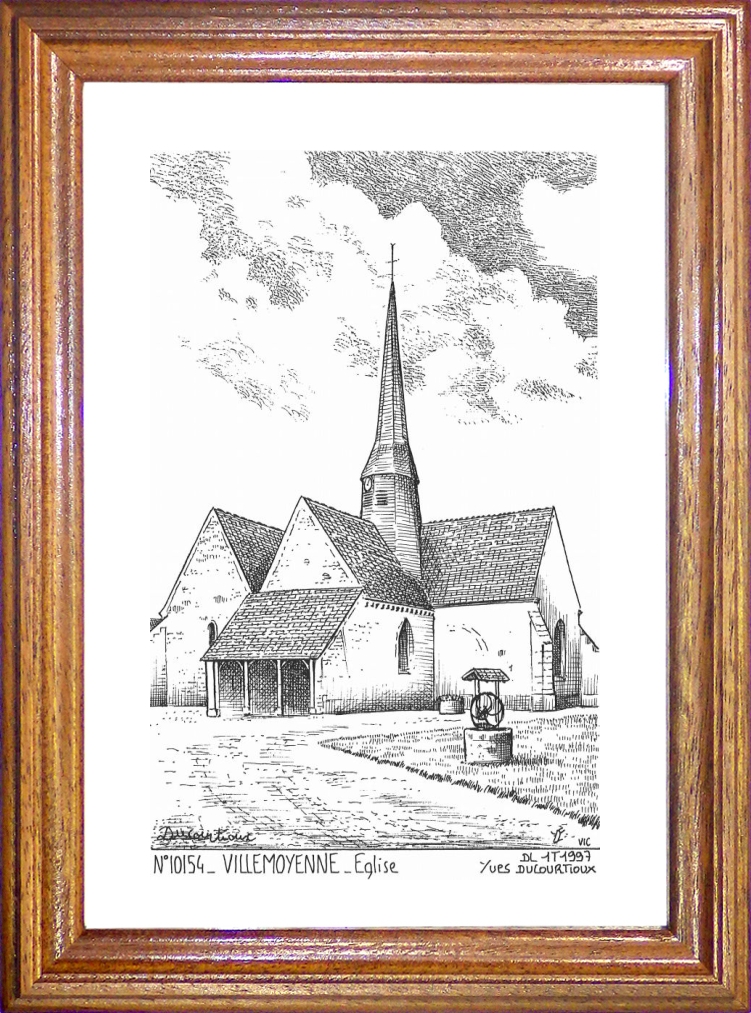 N 10154 - VILLEMOYENNE - église