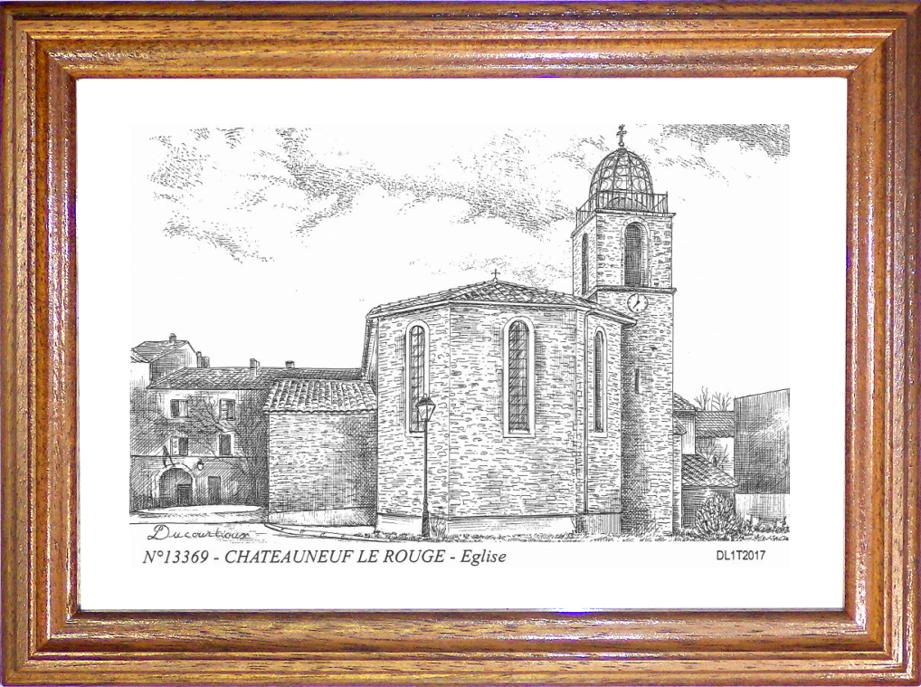 N 13369 - CHATEAUNEUF LE ROUGE - église