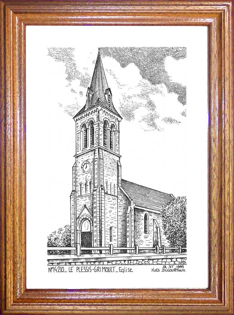 N 14210 - LE PLESSIS GRIMOULT - église