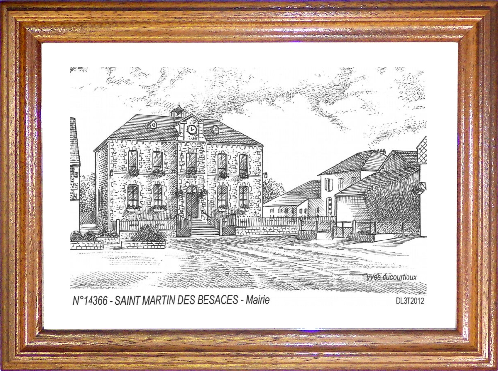 N 14366 - ST MARTIN DES BESACES - mairie