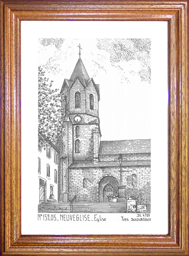 N 15205 - NEUVEGLISE - église
