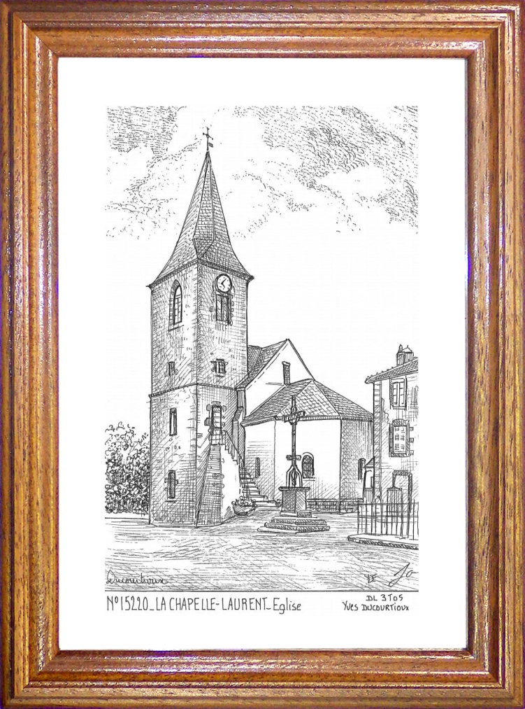 N 15220 - LA CHAPELLE LAURENT - église