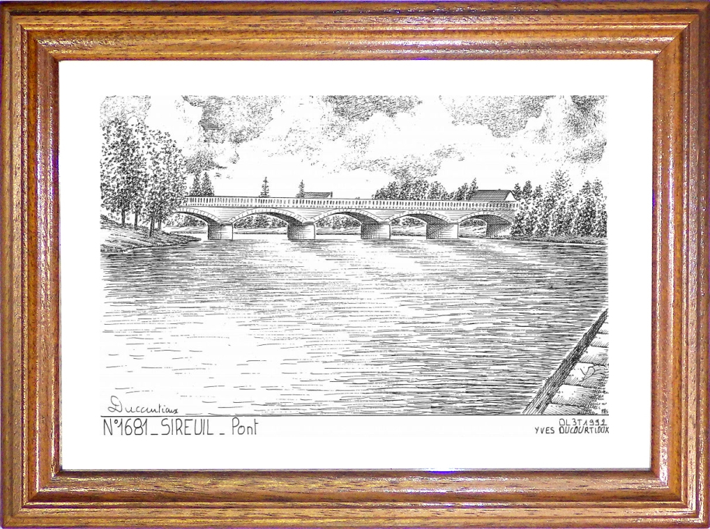 N 16081 - SIREUIL - pont