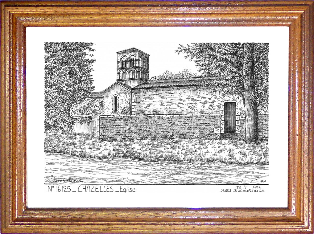 N 16125 - CHAZELLES - église