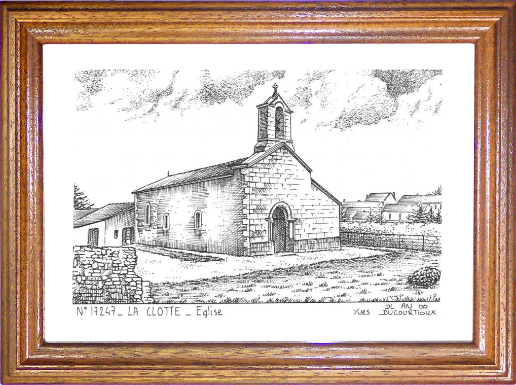 N 17247 - LA CLOTTE - église