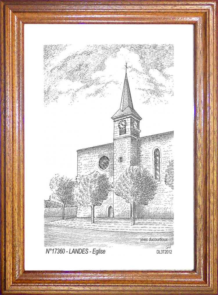 N 17360 - LANDES - église