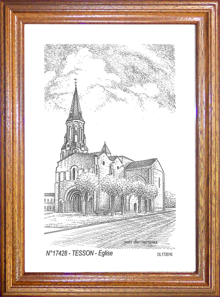 N 17428 - TESSON - église