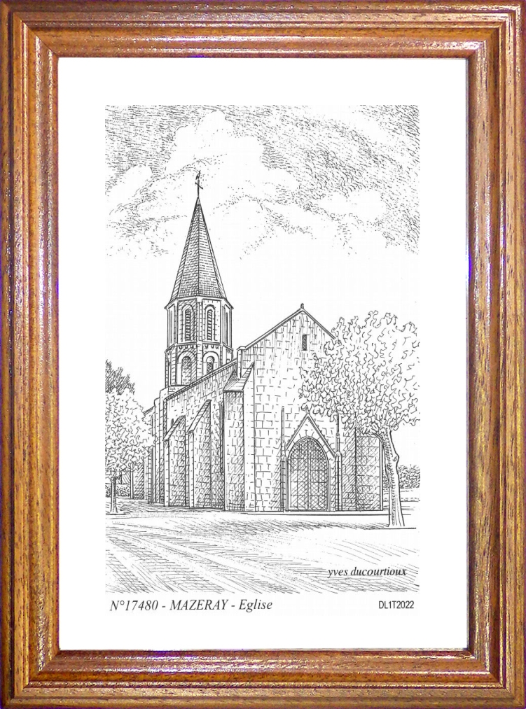 N 17480 - MAZERAY - église