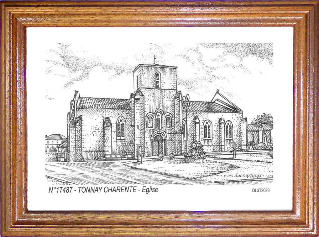 N 17487 - TONNAY CHARENTE - église