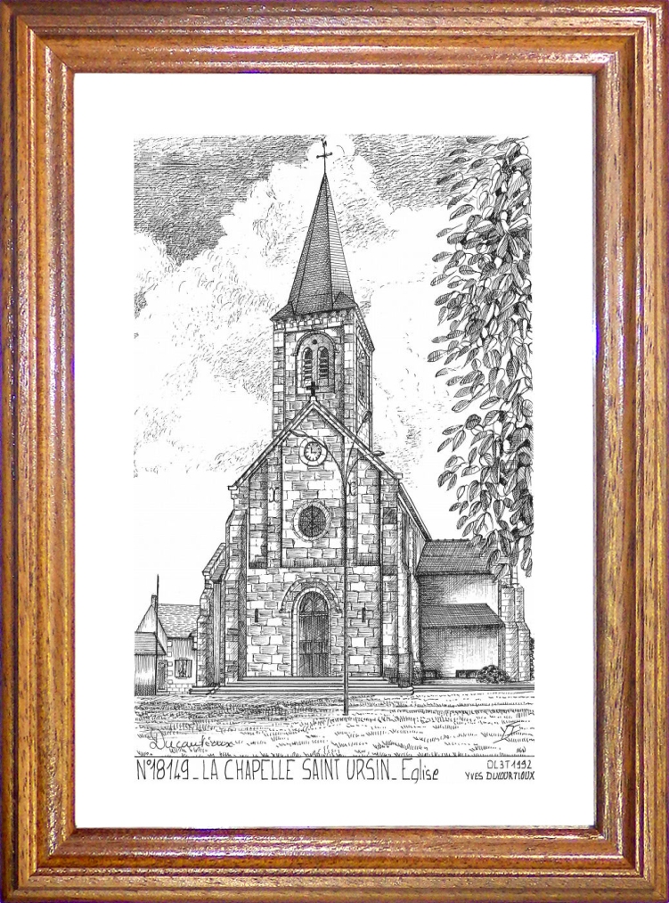 N 18149 - LA CHAPELLE ST URSIN - église