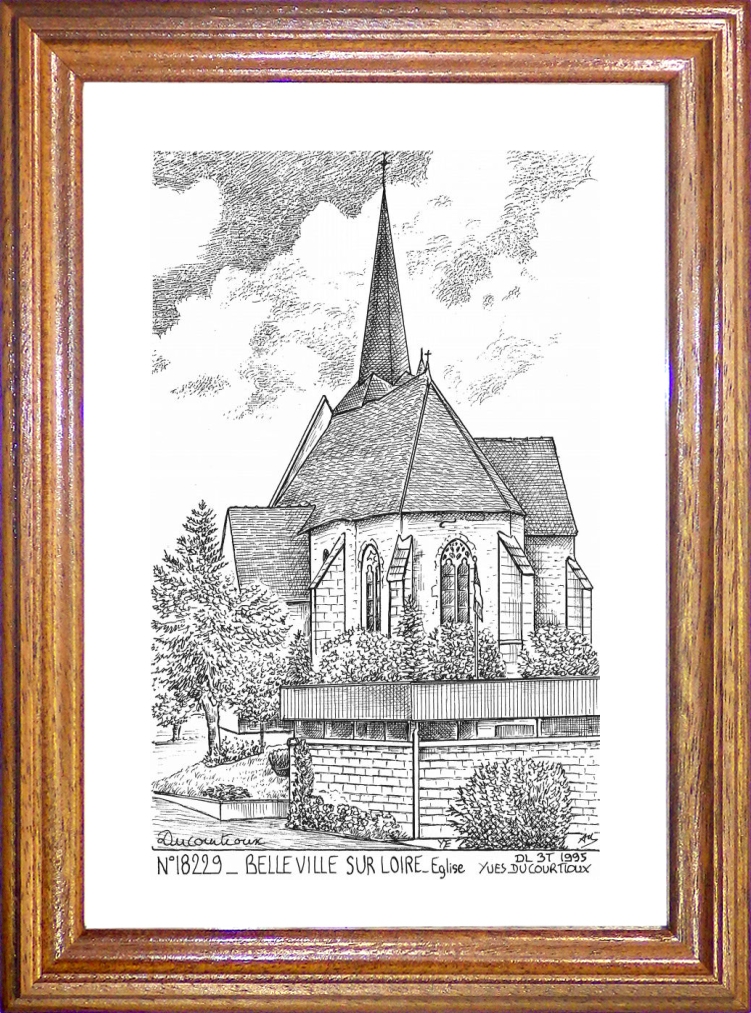 N 18229 - BELLEVILLE SUR LOIRE - église