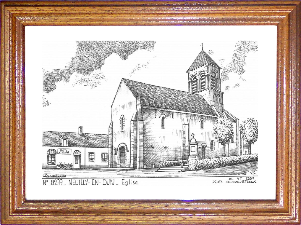 N 18277 - NEUILLY EN DUN - église