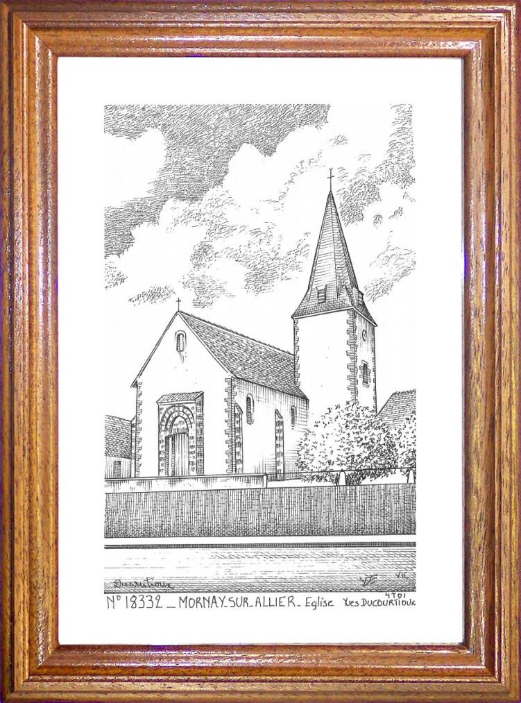 N 18332 - MORNAY SUR ALLIER - église