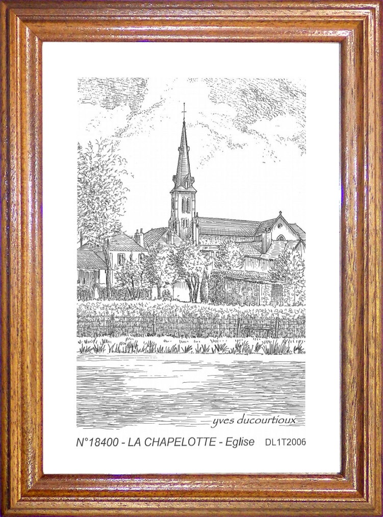 N 18400 - LA CHAPELOTTE - église