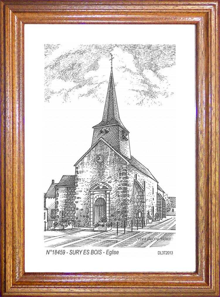 N 18459 - SURY ES BOIS - église