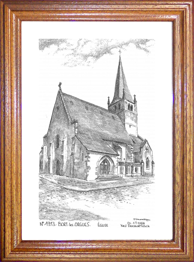 N 19013 - BORT LES ORGUES - église