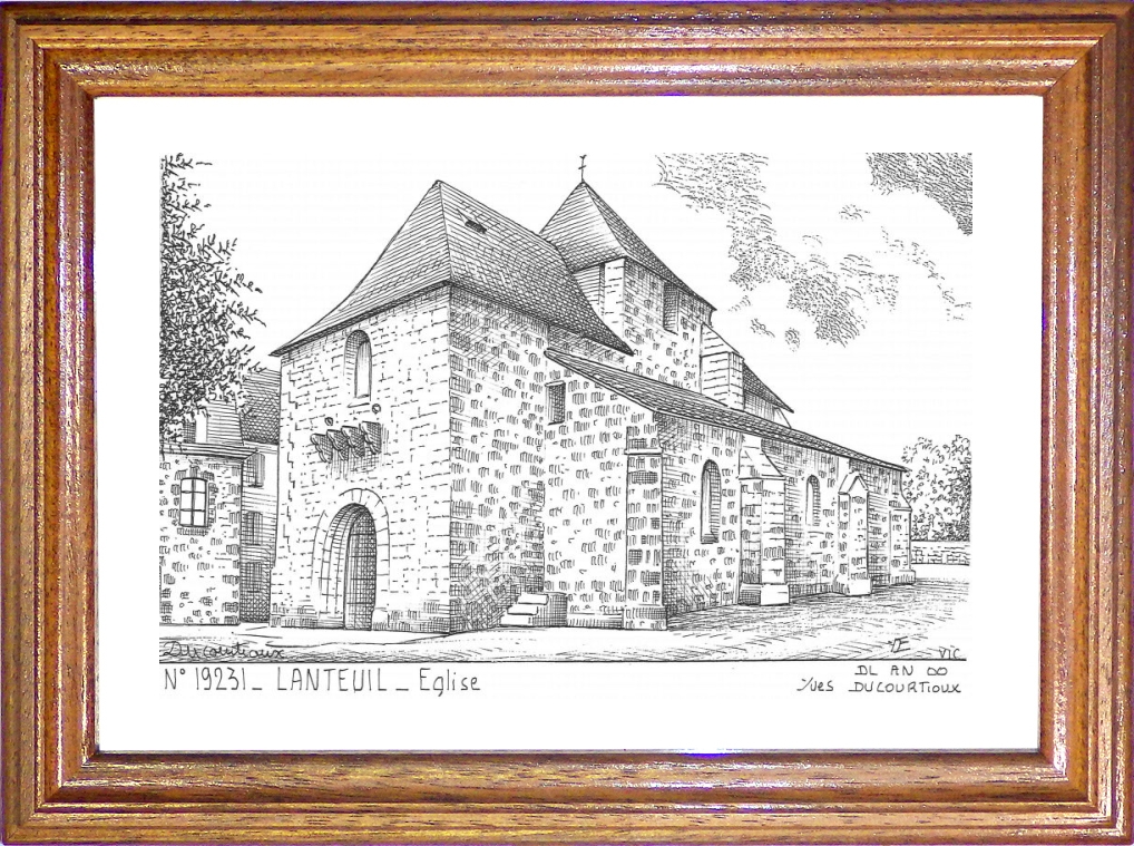 N 19231 - LANTEUIL - glise