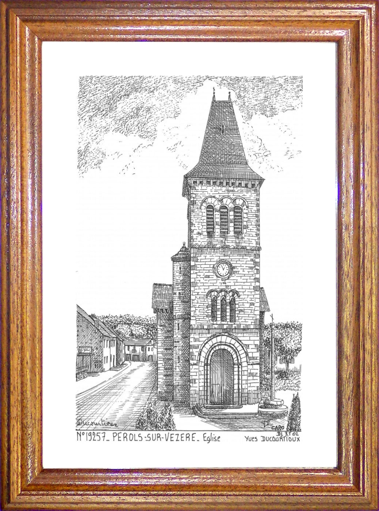 N 19257 - PEROLS SUR VEZERE - église