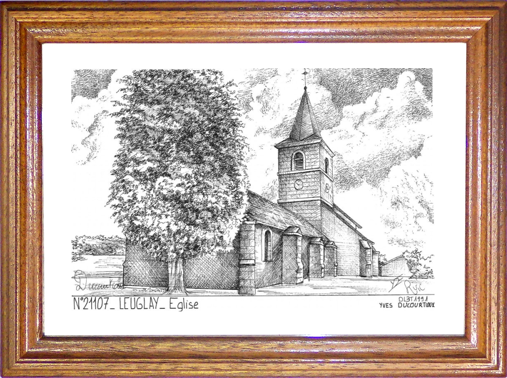N 21107 - LEUGLAY - église