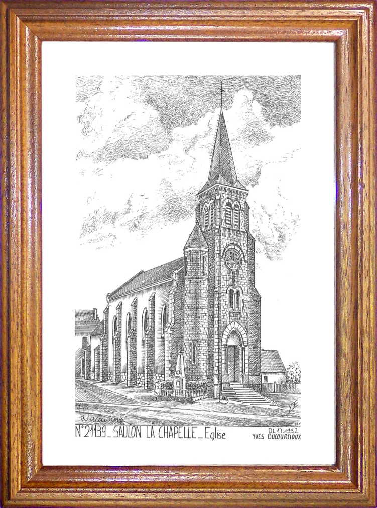 N 21139 - SAULON LA CHAPELLE - église